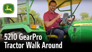 John Deere 5210 GearPro Tractor  Walkaround Review amp Features [upl. by Inobe164]