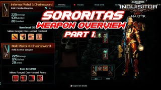 Warhammer 40K Inquisitor Martyr  Sororitas Weapon Overview Part 1 [upl. by Hyacinth]