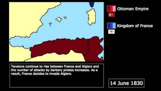 Wars The French Invasion of Algiers 1830 Every Day [upl. by Gombosi506]