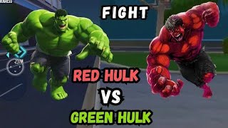 HULK VS RED HULK BOSS FIGHT  Spider Fighter 3New Hero RED HULK New Look Gameplay AndroidIOS [upl. by Kahle782]