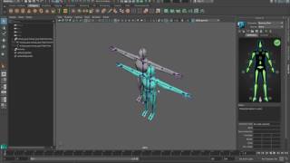 Maya Motion Capture Retargeting HumanIK [upl. by Biegel]