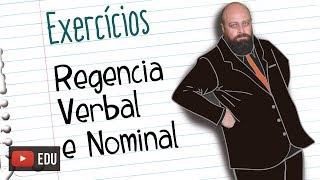 Exercícios de Regência Prof Noslen [upl. by Benedic]