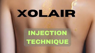 Xolair Injection Technique for Chronic Urticaria Relief StepbyStep Guide [upl. by Secundas]