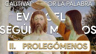 II BAUTISMO DE JESÚS  Evangelio según san Marcos [upl. by Atiuqes908]