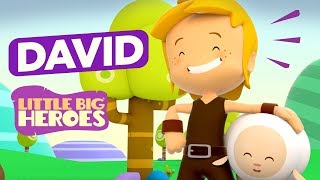 David  Bible Stories for Kids  Little Big Heroes [upl. by Dilisio958]