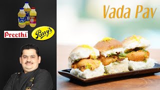 Venkatesh Bhat makes Vada Pav  வட பாவ்  Mumbai style vada pav  wada pav [upl. by Calli]