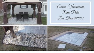 Inexpensive Backyard Patio  Easier Patio Install  Less Time amp Energy  Backyard DIY  Paver Pads [upl. by Moe]