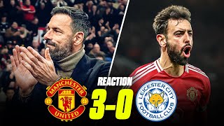 DREAM Ruud SendOff UNDEFEATED Amad TOP Ugarte SUPERB  MAN UTD 30 LEICESTER [upl. by Notxam274]