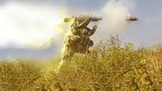 Carl Gustav Recoilless Rifle Fired At Taliban During Firefight  Slow Motion  2 Angles [upl. by Ahsekyt]