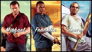 Grand Theft Auto V Michael Franklin Trevor [upl. by Wesla947]