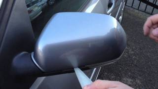 How To Fit Wing Mirror Glass With Backing Plate [upl. by Sidnala184]