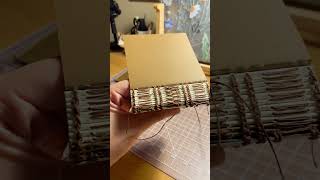 Book Binding Stitching Tutorial  handmade notebook [upl. by Yellhsa]