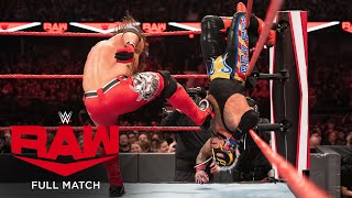 FULL MATCH  AJ Styles vs Rey Mysterio – United States Title Match Raw November 25 2019 [upl. by Gonzalo]