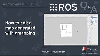 ROS QampA 136  How to edit a map generated with gmapping [upl. by Dloreg]