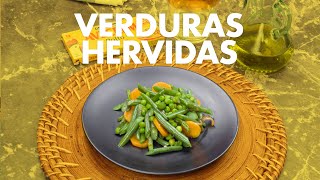 Verdura hervidas Receta de verduras fácil y rápida  Gallina Blanca [upl. by Aissilem]