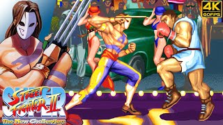 Super Street Fighter II  Vega Arcade  1993 4K 60FPS [upl. by Oinesra]