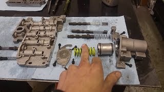 CUMMINS 47RE MANUAL VALVE BODY BUILD [upl. by Celestina]