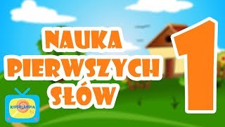 Nauka wymowy pierwszych słów dla dzieci część 1  Pierwsze słowa dziecka [upl. by Axia414]