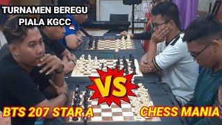 Turnamen Beregu Piala KGCC BTS 207 Chess Club STAR A vs Chess Mania [upl. by Eiramesor]