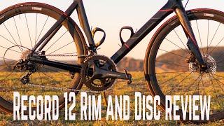 Campagnolo Record 12 RIM and DISC brake review [upl. by Hoover]