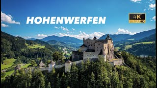 Hohenwerfen Castle 4K  Eisriesenwelt Drone Cinematic 2022 [upl. by Falkner]