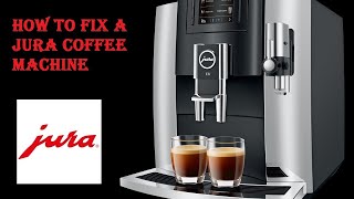 How to fix a JURA coffee machine  Jura coffee machines common problems [upl. by Ajnin]