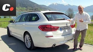 BMW Serie 5 Touring  Primera prueba  Test  Review en español  cochesnet [upl. by Aerdied]