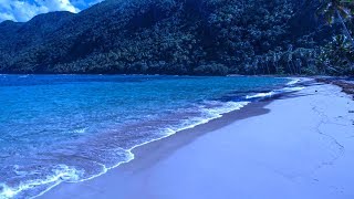 Carribean Ocean Waves at Night for Sleeping  Mix Them With Your Sleep Music [upl. by Pinkerton]