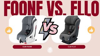 Clek Foonf vs Fllo Convertible Car Seat Comparison  CANADA [upl. by Leugar]