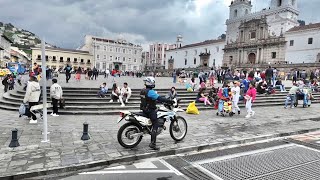 Hectic Saturday In Quito Ecuador At Plaza San Francisco amp Top Of Basilica Cathedral  Street Vendors [upl. by Altaf]