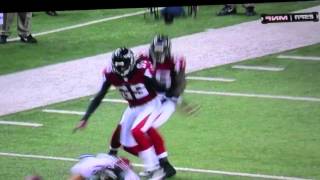 Asante Samuel Big Hit On Broncos Eric Decker [upl. by Derek]