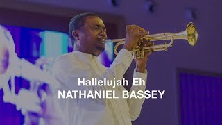 Hallelujah Eh  Nathaniel Bassey Lyrics Video [upl. by Nalla768]