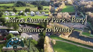 Burrs Country Park Bury Summer Winter 2020 Drone View [upl. by Yendor138]