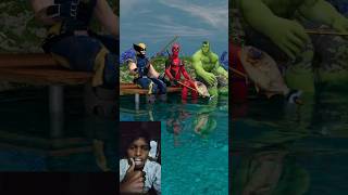 😄😄Wolverine vs Deadpool vs Hulk  Hulk catches a snake  Marvel Animation [upl. by Tdnerb]