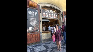 Trdlo  Trdelnik Chimney Cake Prague Czech Republic Traditional Food [upl. by Carlson]