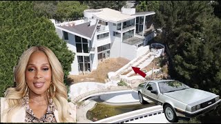 Mary J Bliges ABANDONED Mega Mansion  FOUND DELOREAN [upl. by Noived]