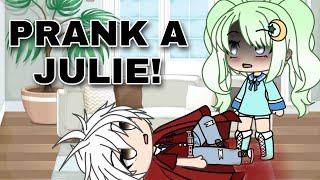 PRANK A JULIEAsh finge di essere morto《Gacha Life》 Sofia Ercolini [upl. by Aiksa]