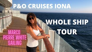 PampO IONA CRUISE SHIP TOUR  INSIDE LOOK AT PampO CRUISES NEW SHIP INC COOKING WITH A CELEBRITY CHEF [upl. by Enirrok]