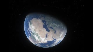 Zooming out from Earth with Space Engine [upl. by Oinolopa]