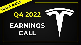 Live Tesla Q4 Earnings Call 2022 TSLA [upl. by Justus]