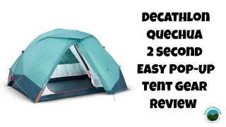 Decathlon Quechua 2 Second Easy Pop Up Camping Tent 1st Look [upl. by Egiarc]