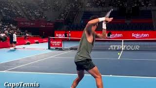 Kokkinakis And Kyrgios Unleashing Powerful Forehands in Tokyo🔥 [upl. by Cired]