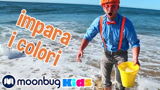 Colori con le BARACHE  BLIPPI video per bambini MoonbugKidsItaliano [upl. by Alliuqaj]