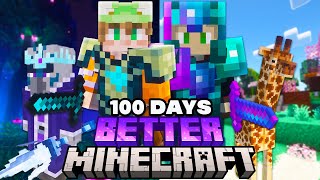 100 Days of DUO Better Minecraft FULL MOVIE [upl. by Niwde]