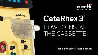 Learn how to install the cassette of the CataRhex 3 cataract shorts eyesurgery [upl. by Enajharas]