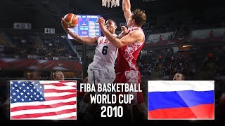 USA 🇺🇸 vs Russia 🇷🇺  Classic Full Game  FIBA Basketball World Cup 2010 [upl. by Debee]