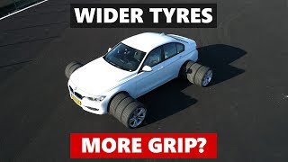 Do wider tyres give you more grip The differences between tyre widths tested and explained [upl. by Aivatan]