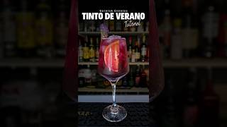 Cóctel Tinto de Verano  Tutorial Bartender GarnishEventos [upl. by Dekow]