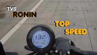 TVS Ronin Top Speed [upl. by Orlina]