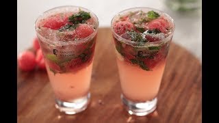 Watermelon Mojito  Sanjeev Kapoor Khazana [upl. by Wisnicki733]